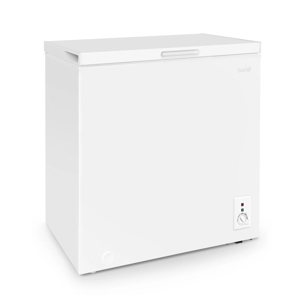 Baridi DH120 Freestanding Chest Freezer, Adjustable Thermostat, 142 Litre Capacity, White