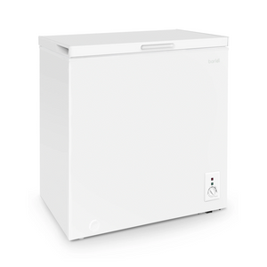 Baridi DH120 Freestanding Chest Freezer, Adjustable Thermostat, 142 Litre Capacity, White