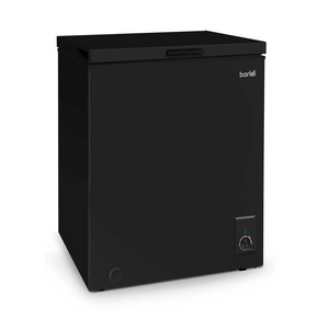 Baridi DH153 Freestanding Chest Freezer, Adjustable Thermostat, 99 Litre Capacity, Black