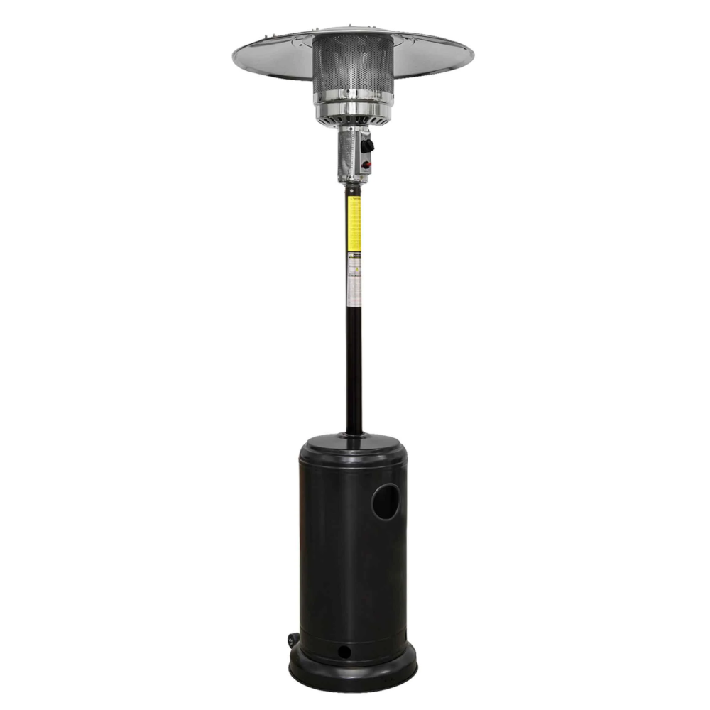 Dellonda DG96 Propane Gas Outdoor Patio Heater Garden Residential Commercial Warmer Steel 44,350Btu/hr 13kW Black