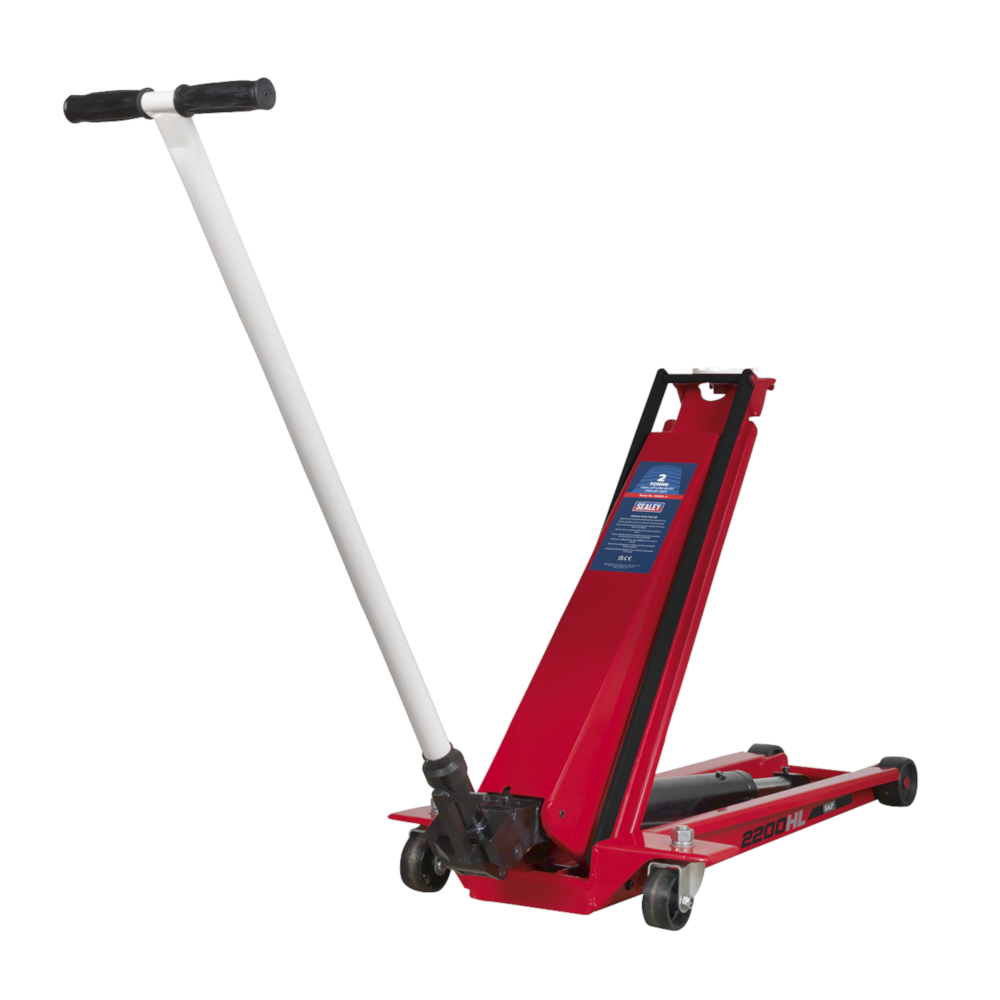 Sealey 2 Tonne High Lift Low Profile Trolley Jack - Red - C