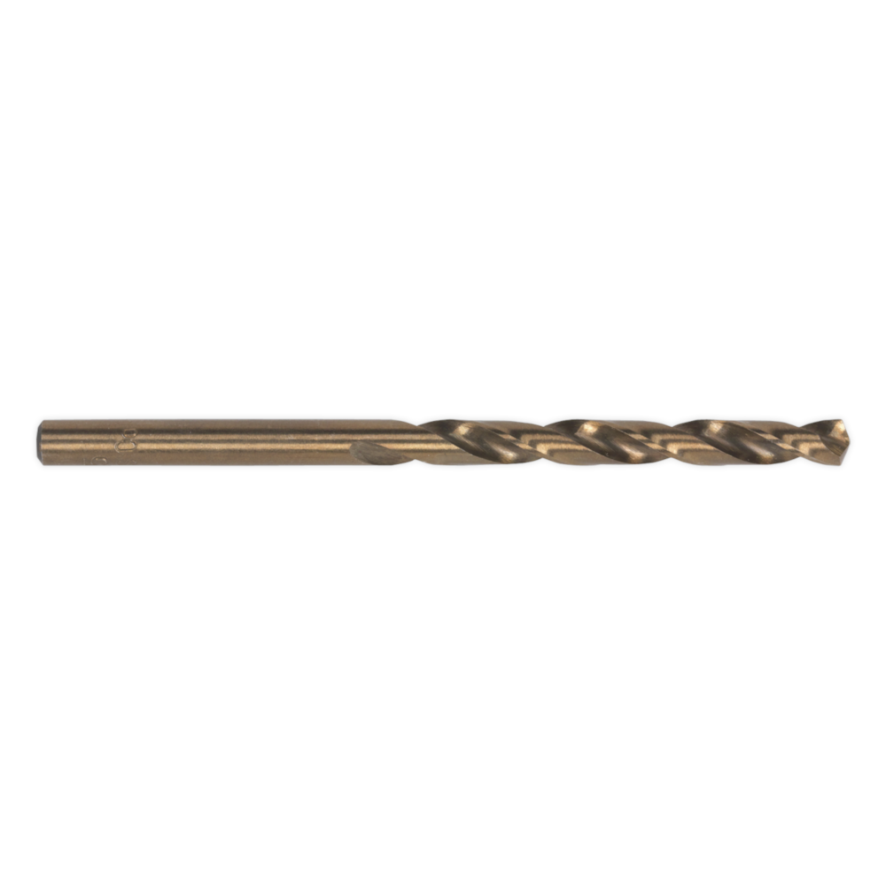 Sealey DB075CB HSS Cobalt Hardened Metal Drilling Steel Fully Ground Drill Bit 7.5mm 10 Pack