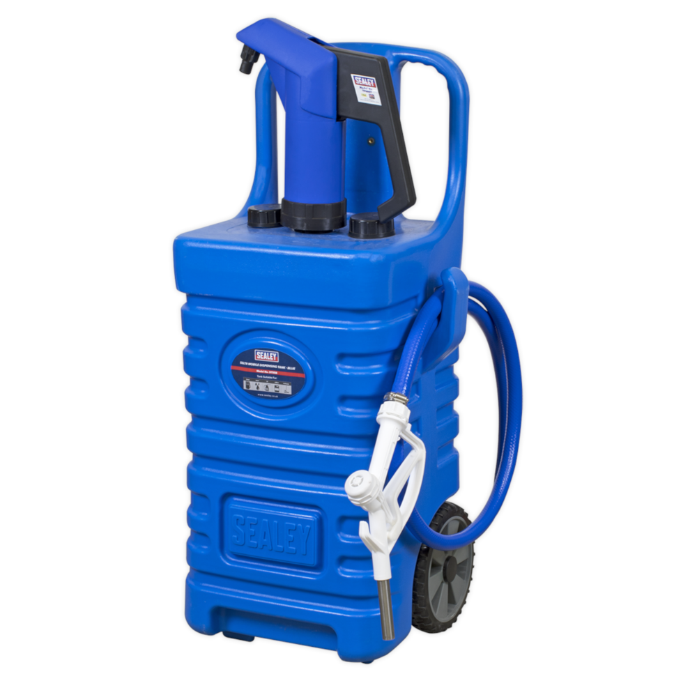 Sealey DT55BCOMBO1 Portable Mobile 55 Litre AdBlue Dispenser Pump Blue