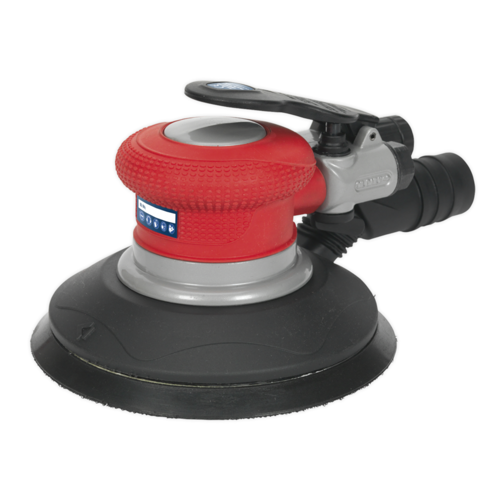 Sealey GSA05 Air Palm Random Orbital Sander Dust Free 150mm 1/4"BSP