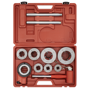 Sealey PTK992 Pipe Threading Kit 3/8in - 2in BSPT Dies