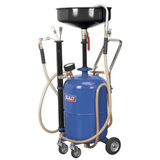 Sealey 35L Air Discharge Mobile Oil Drainer with Probes - C