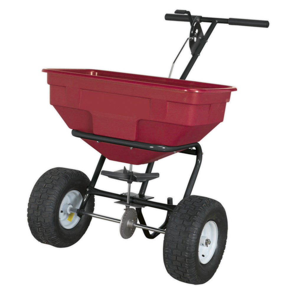 Sealey SPB57W Walk Behind Grit Seed Salt Fertilizer Broadcast Spreader 57kg