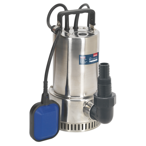 Sealey Automatic Submersible Stainless Water Pump 250L/min 600W - A