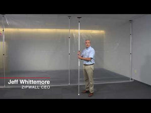 ZipWall Dust Barrier Poles - Single Motion Setup