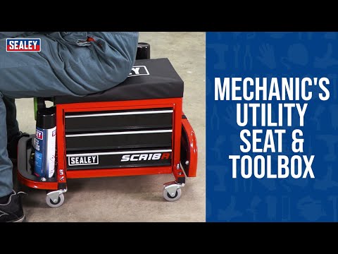 Sealey Mechanic's Utility Seat & Toolbox - SCR18 Range