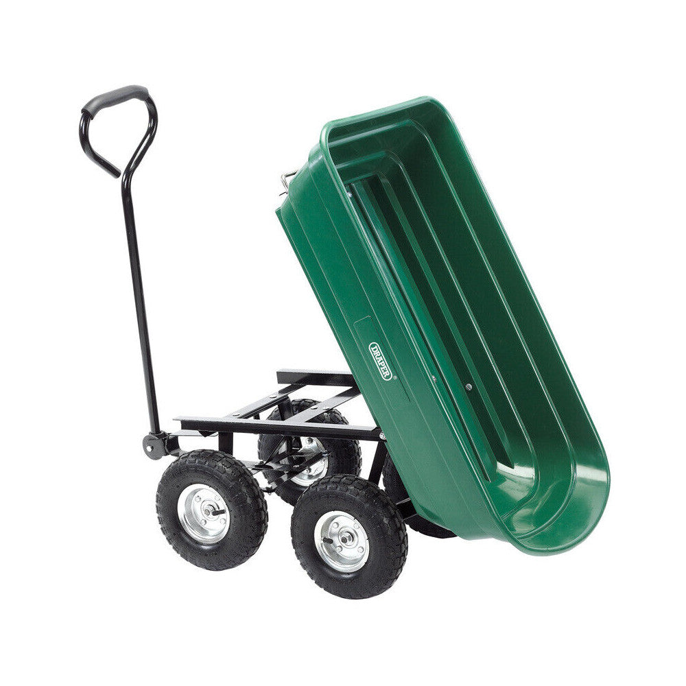 Draper 58553 Mobile Garden Trolley Tipper Cart 75L 200kg