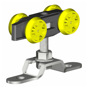 Rothley Herkules 60 Sliding Single Door Gear Track System for Wall Openings, Room Dividers & Entrances 60kg